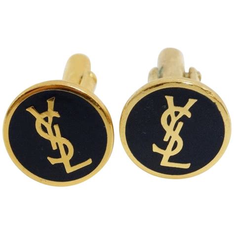 yves saint laurent cufflinks